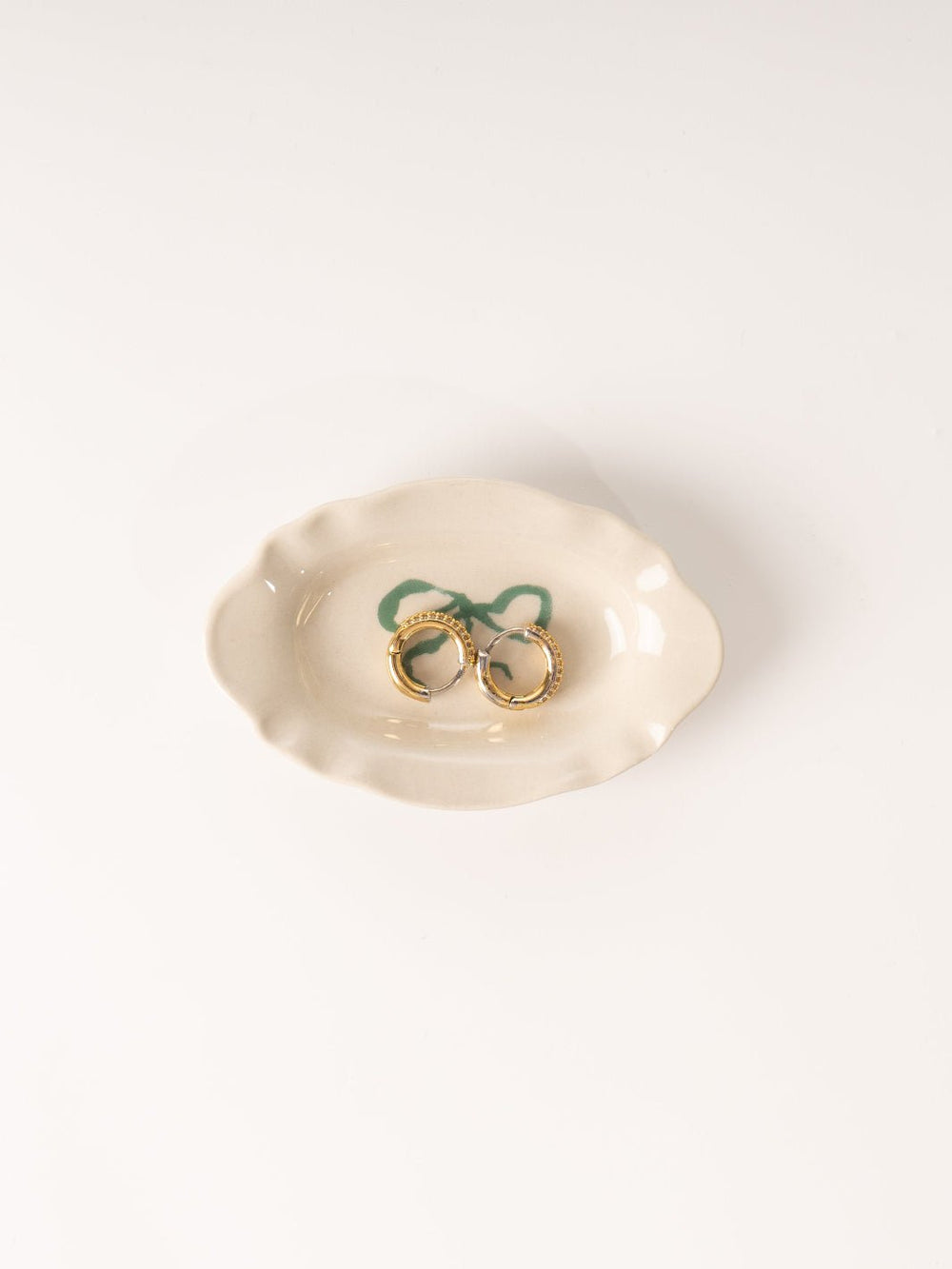 Petite Green Bow Trinket Dish - Heyday