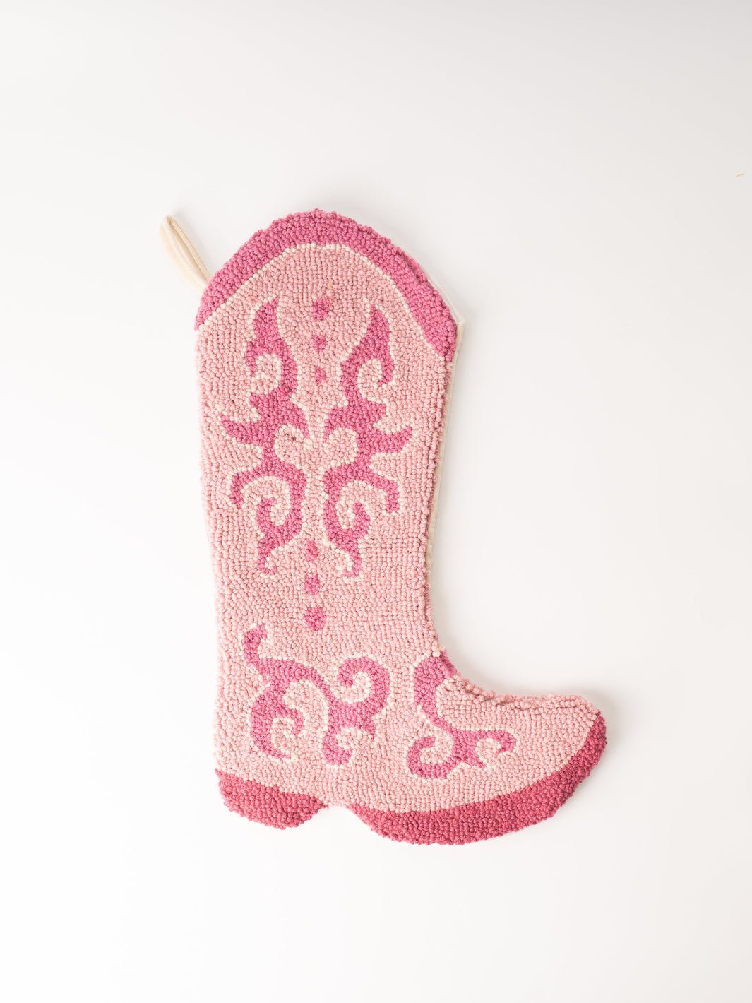 Pink Cowgirl Boot Hook Stocking - Heyday
