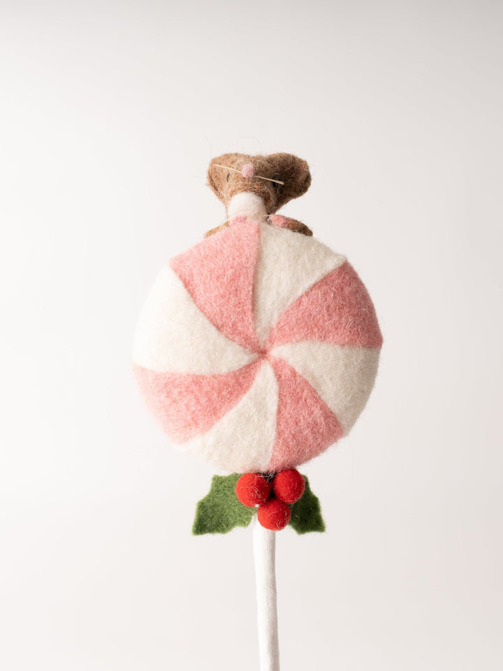 Pink Felt Lollipop + Mouse - Heyday