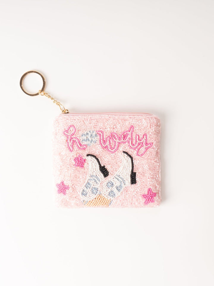 Pink Howdy Cowgirl Coin Pouch - Heyday