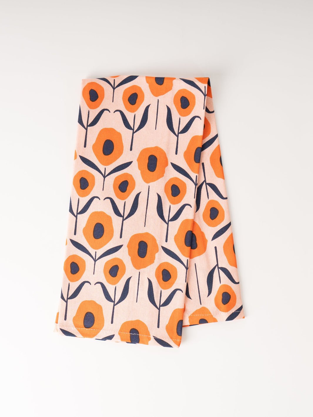 Pink Poppy Dish Towel - Heyday