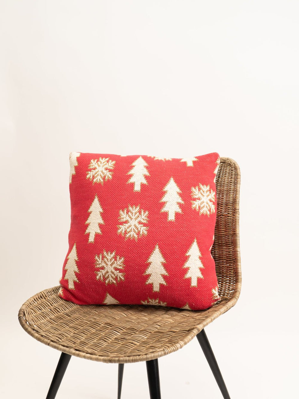 Pink Winter Throw Pillow - Heyday