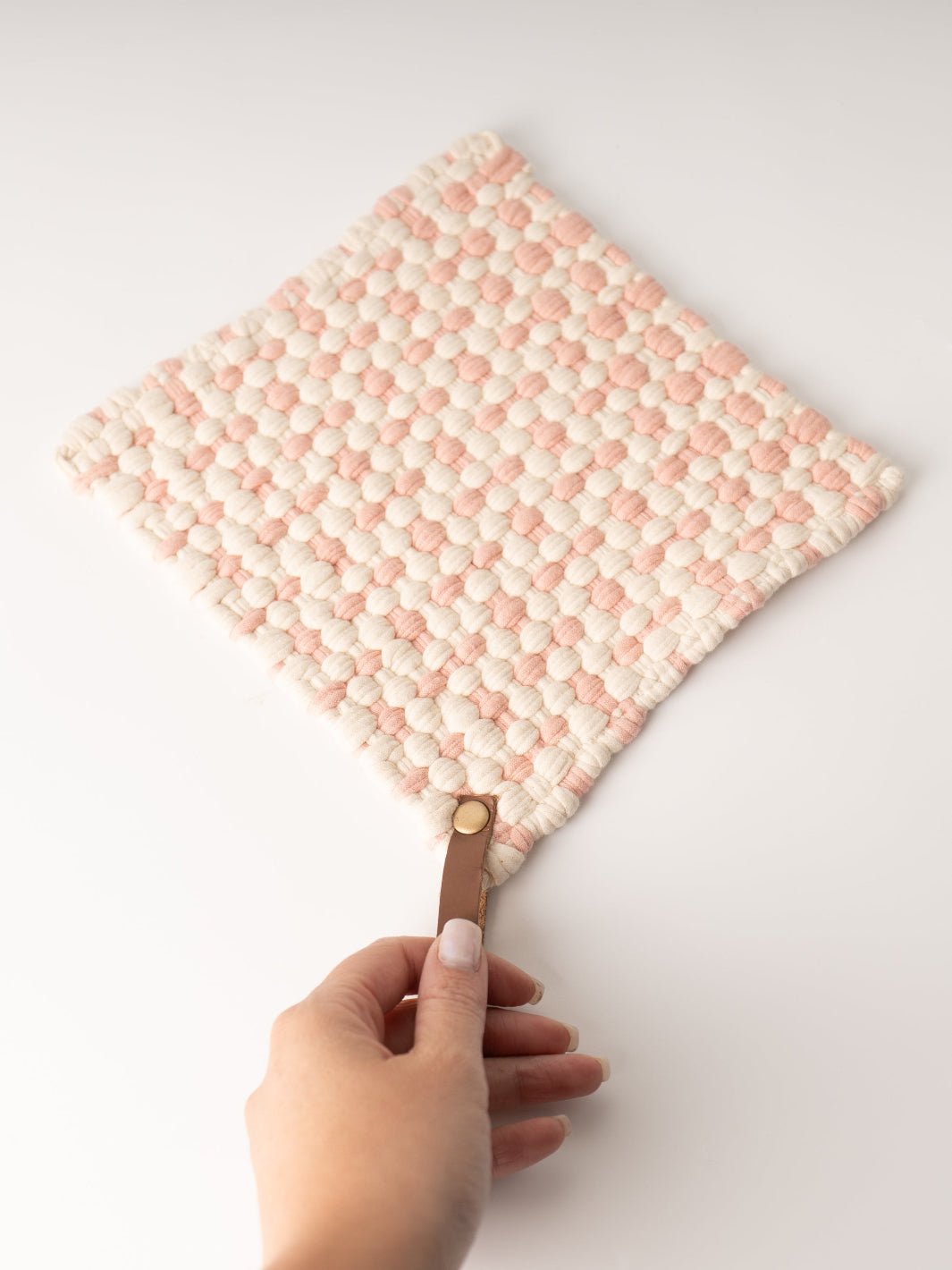 Pink Woven Pot Holder - Heyday