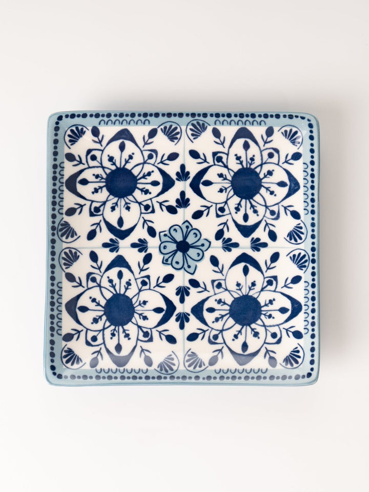 Porto Stamped Plate Flowers - Heyday