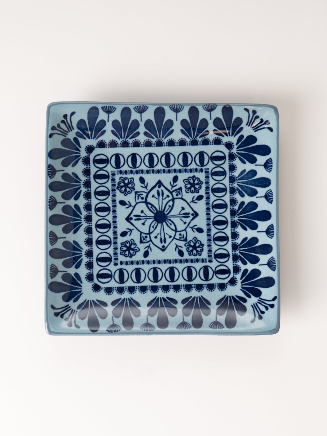 Porto Stamped Plate Indigo - Heyday