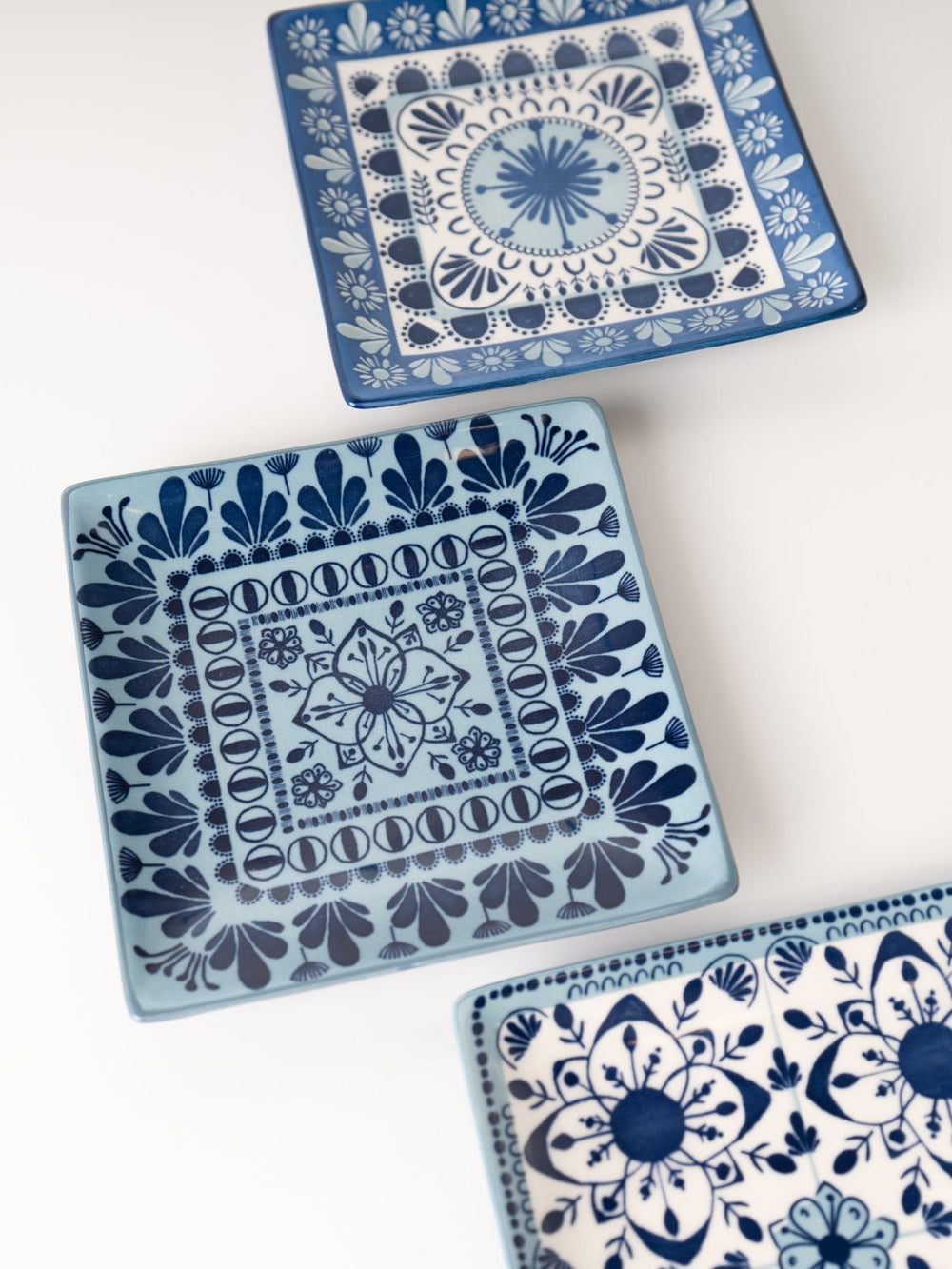 Porto Stamped Plate Indigo - Heyday