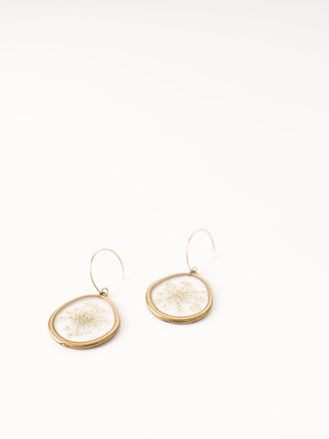 Pressed Queen Anne's Lace Earrings - Heyday