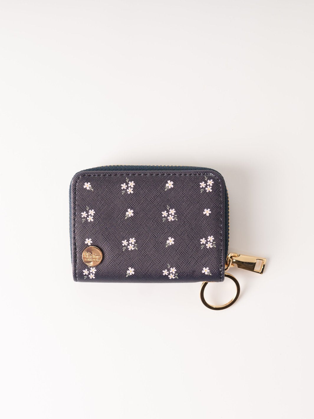 Pretty Posies Navy Zip Wallet - Heyday