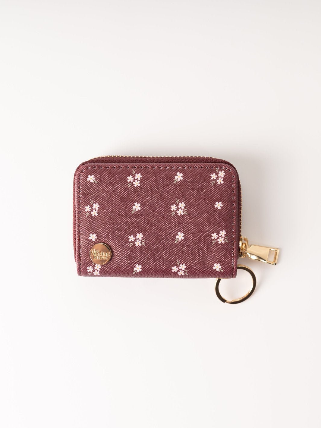 Pretty Posies Plum Zip Wallet - Heyday