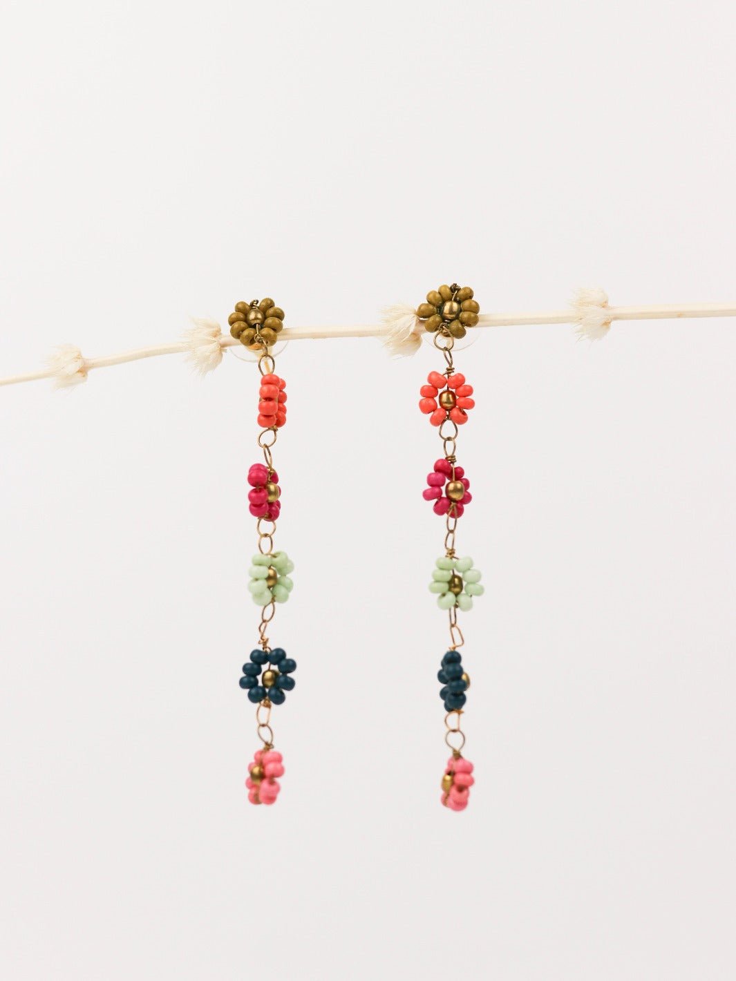 Rainbow Flower Earrings - Heyday