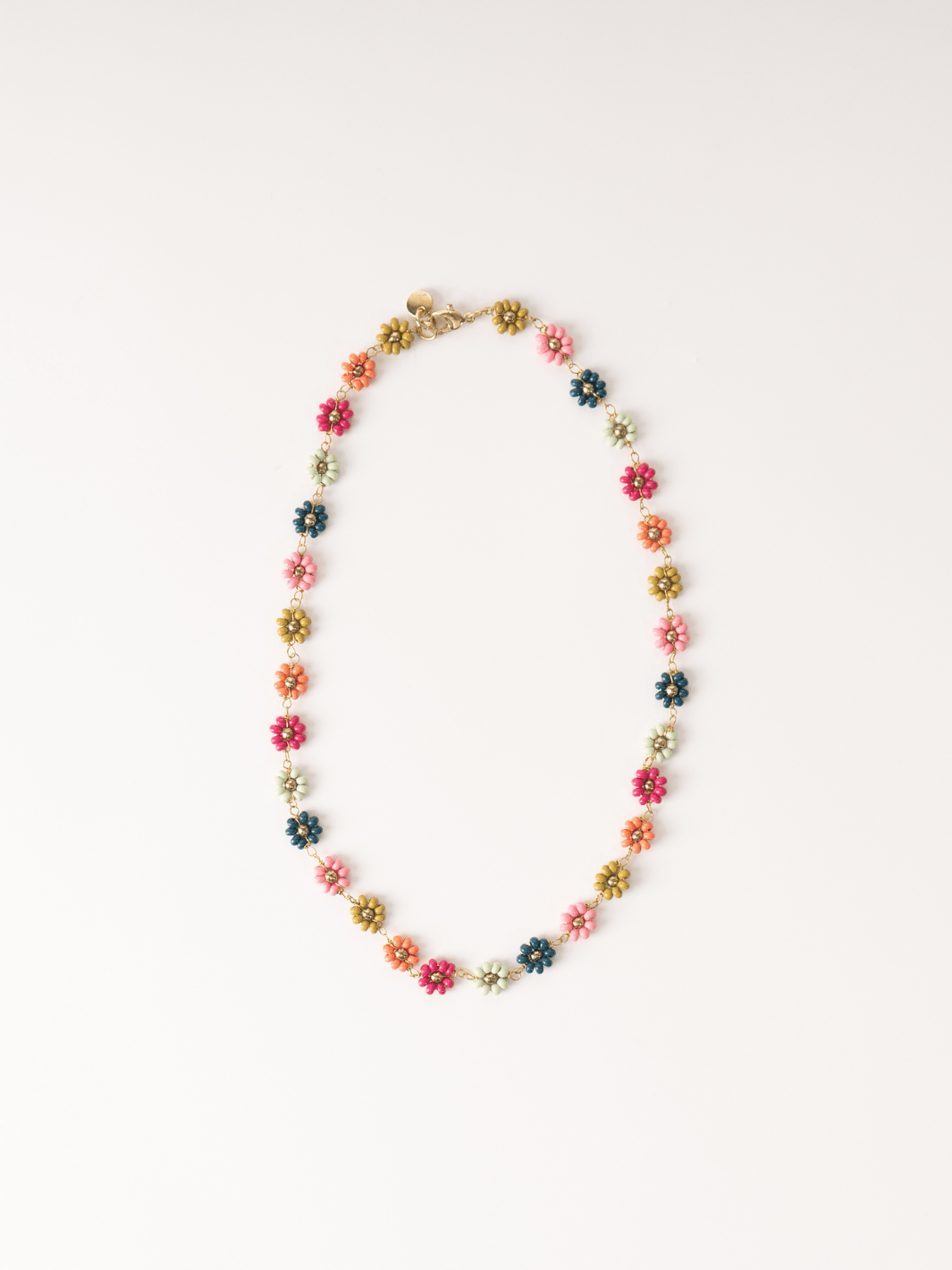 Rainbow Flower Necklace - Heyday