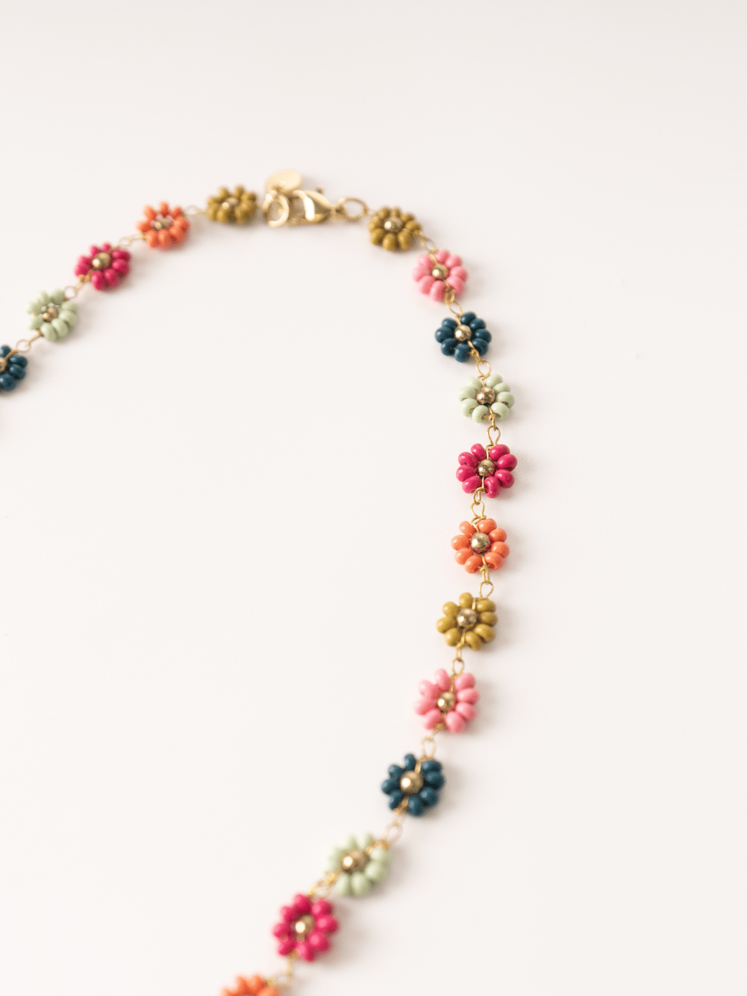 Rainbow Flower Necklace - Heyday