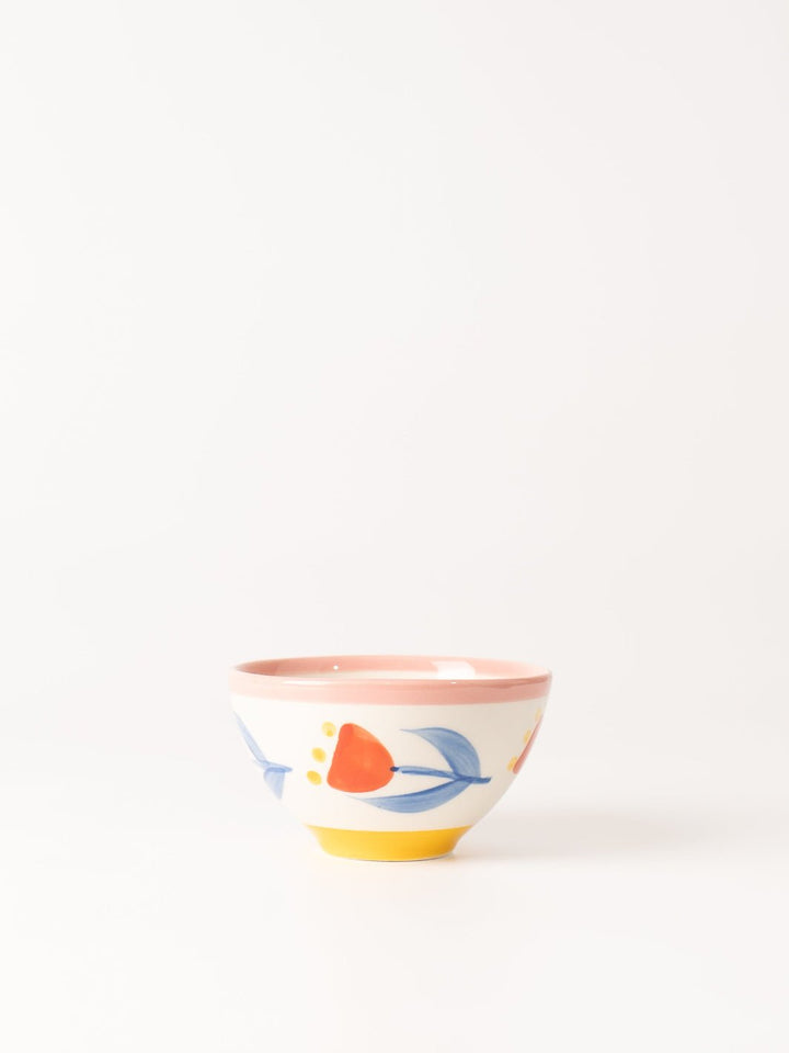 Red and Blue Flower Bowl - Heyday