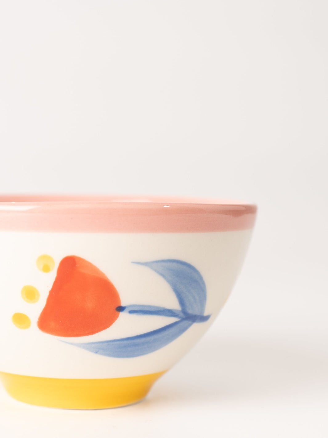 Red and Blue Flower Bowl - Heyday