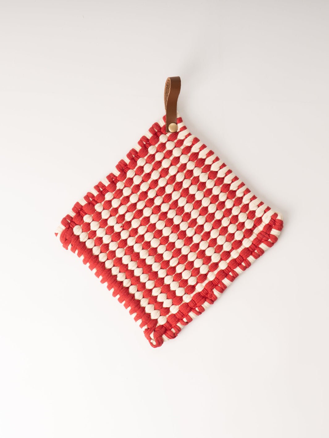 Red Crocheted Pot Holder - Heyday