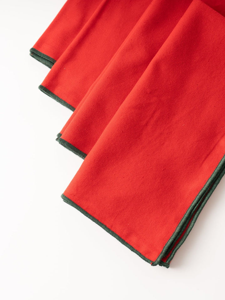 Red + Green Napkin Set - Heyday