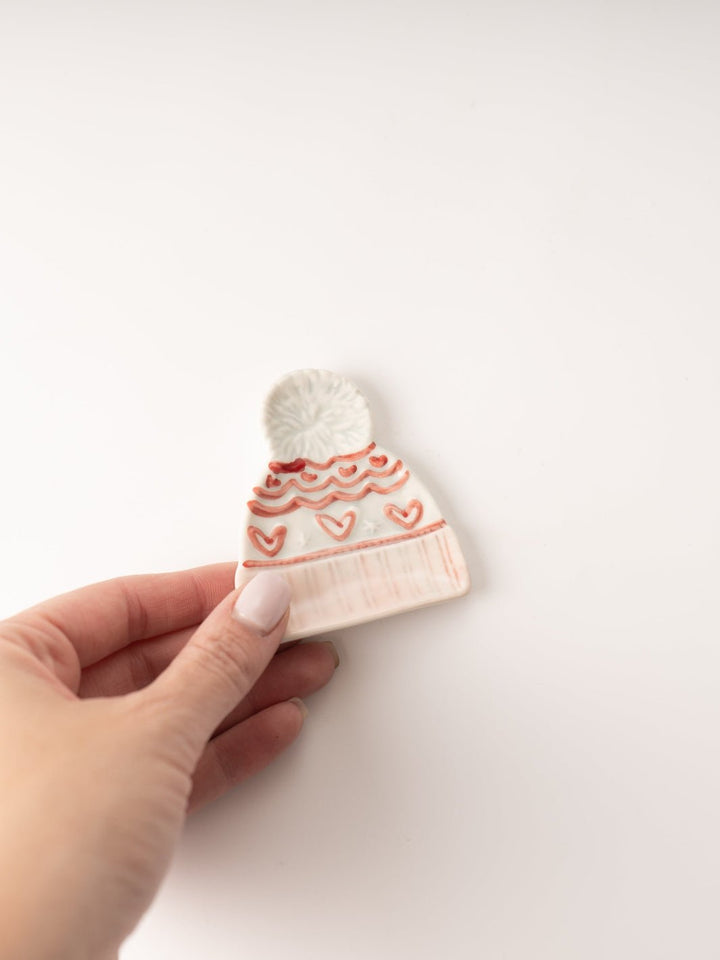 Red Heart Pom Hat Dish - Heyday