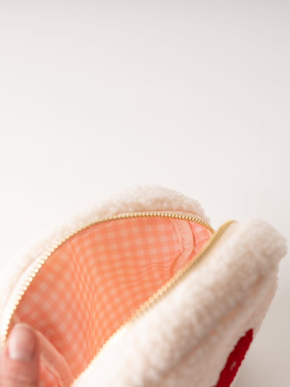 Red Heart Square Teddy Pouch - Heyday