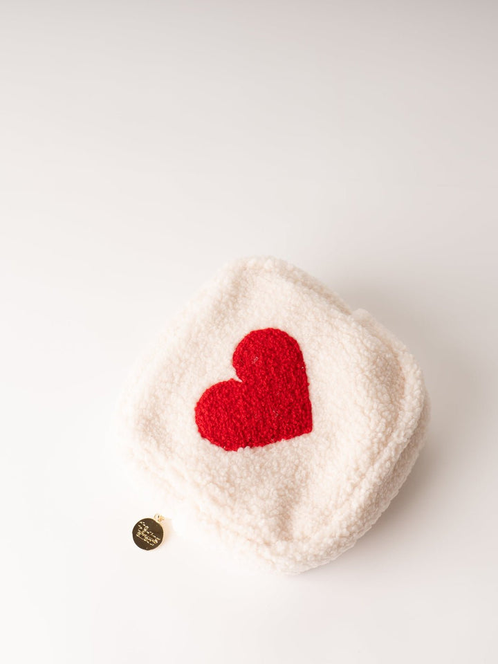 Red Heart Square Teddy Pouch - Heyday