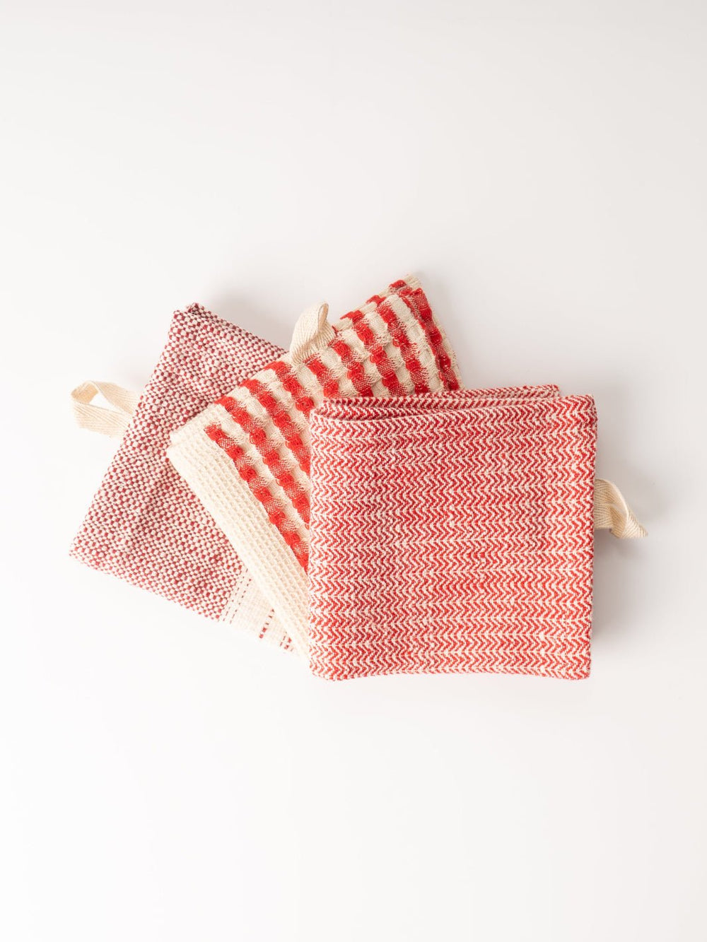 Red + Natural Dishtowel Set - Heyday