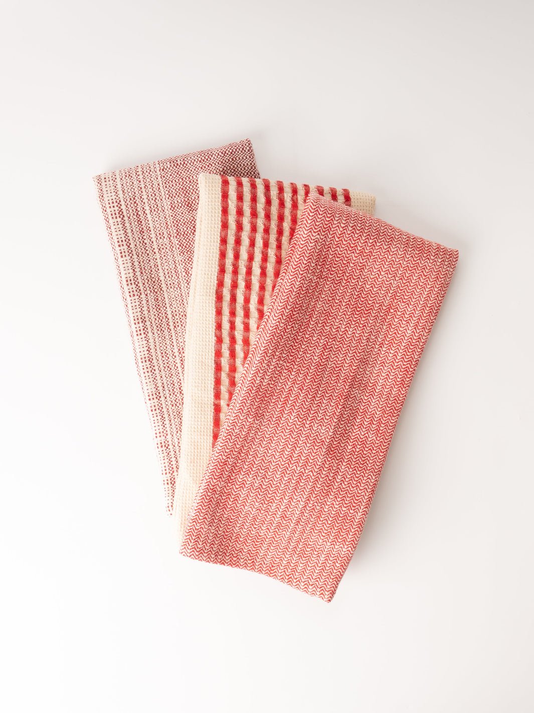 Red + Natural Tea Towel Set - Heyday