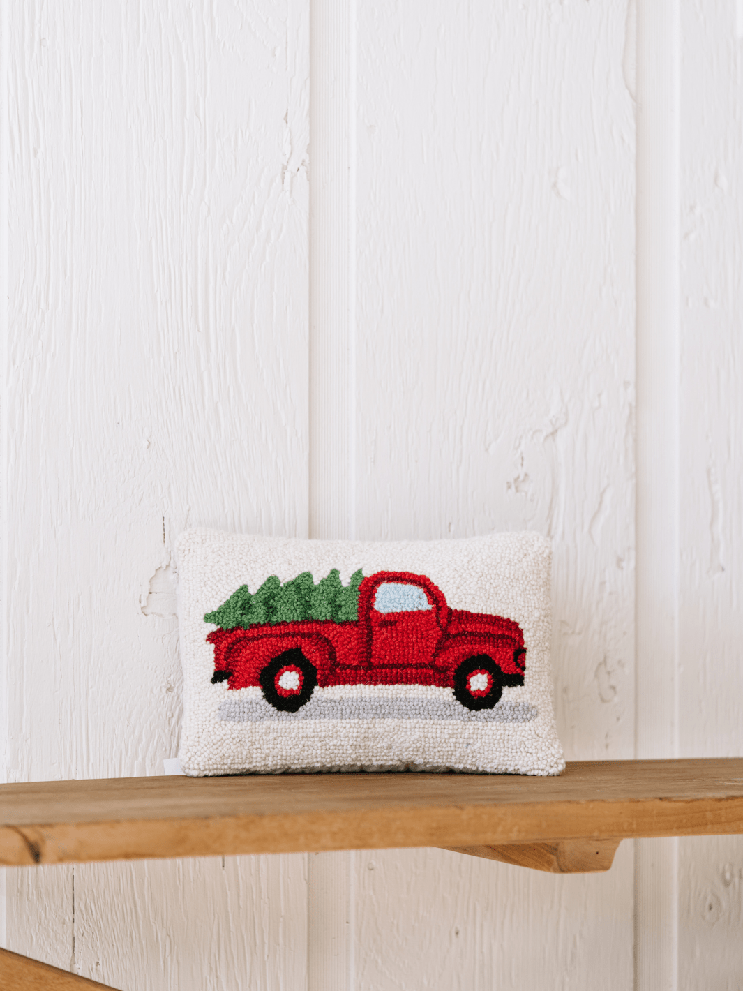 Red Truck Hook Pillow - Heyday