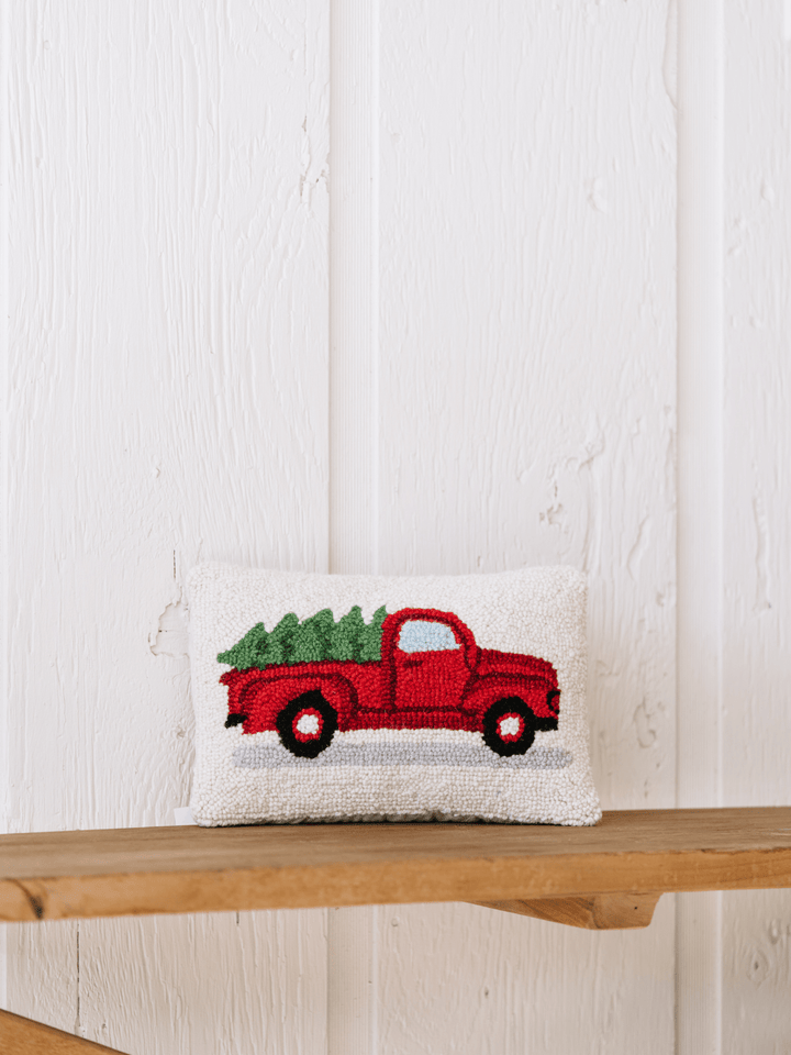 Red Truck Hook Pillow - Heyday