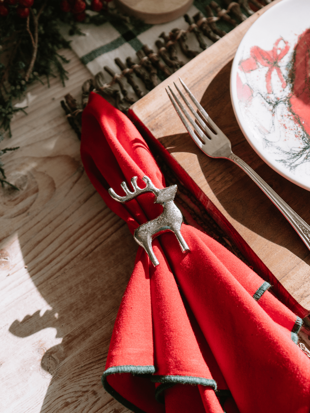 Reindeer Napkin Ring - Heyday