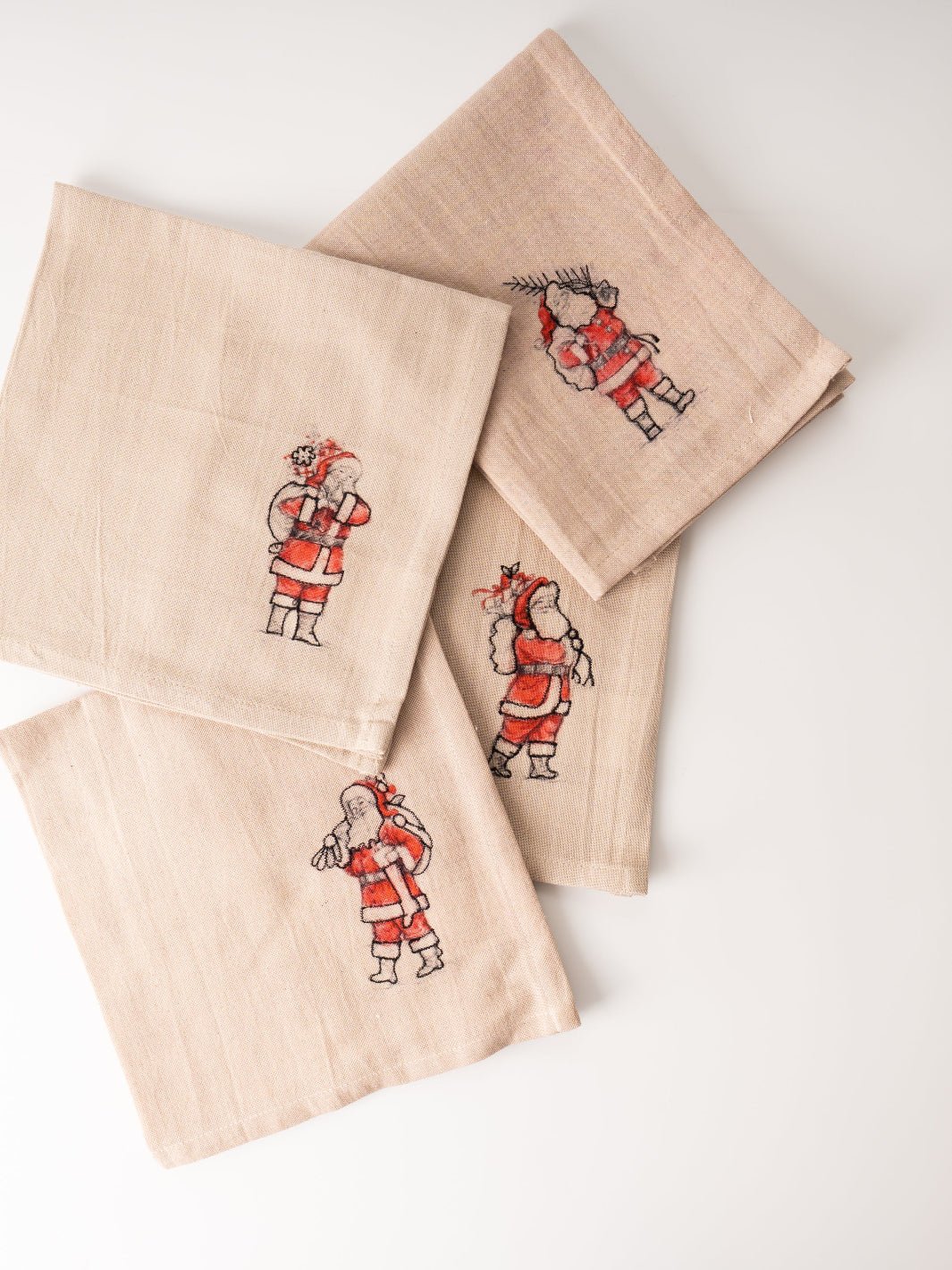 Retro Santa Napkin Set - Heyday