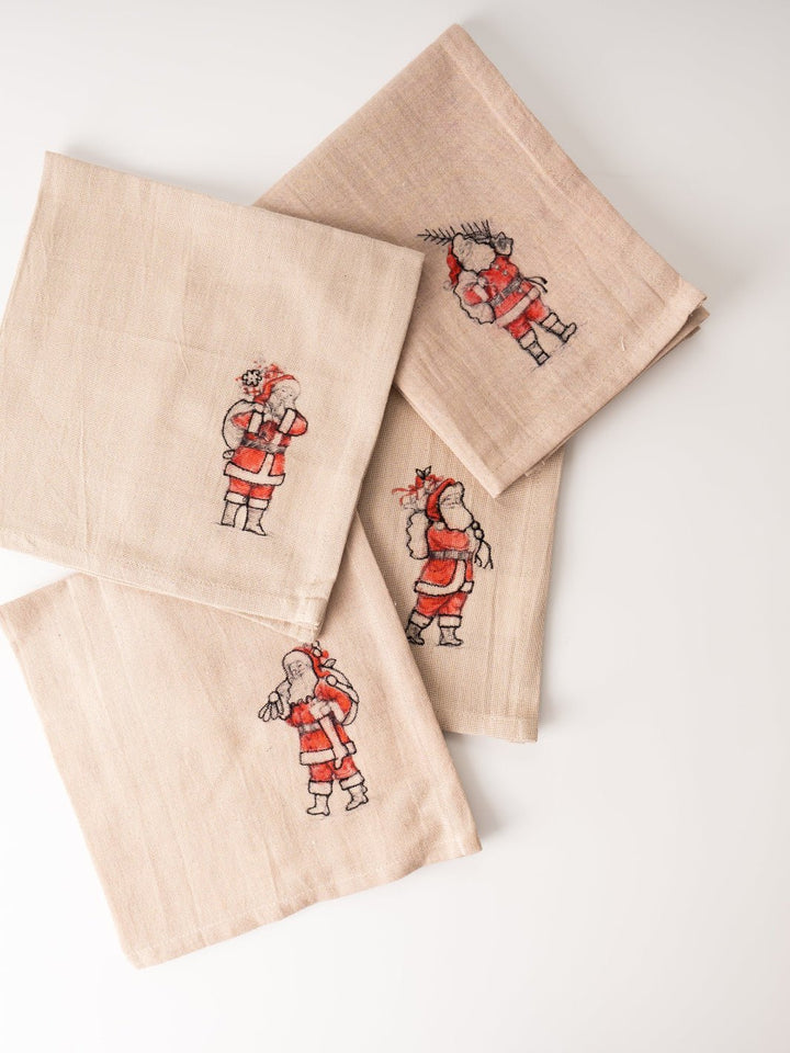 Retro Santa Napkin Set - Heyday