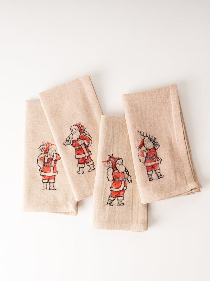 Retro Santa Napkin Set - Heyday