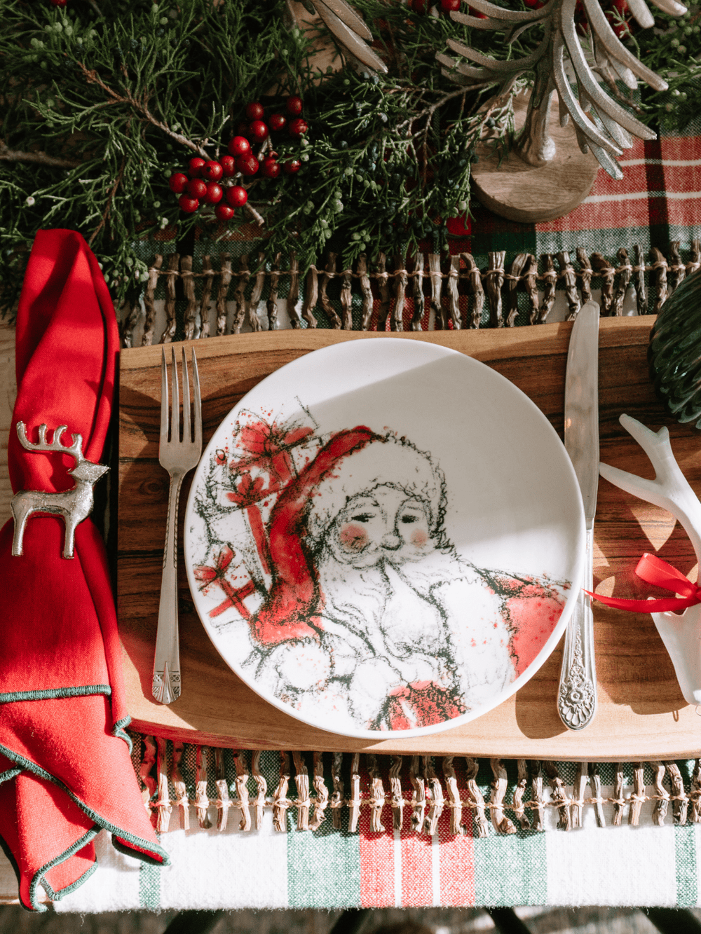 Retro Santa Plate - Heyday