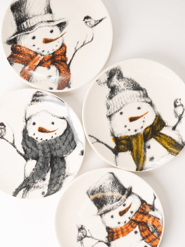 Retro Snowman Plate - Heyday