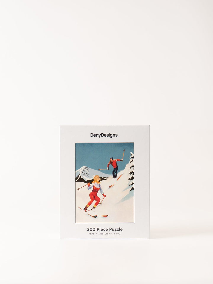 Retro Themed Ski Puzzle - Heyday