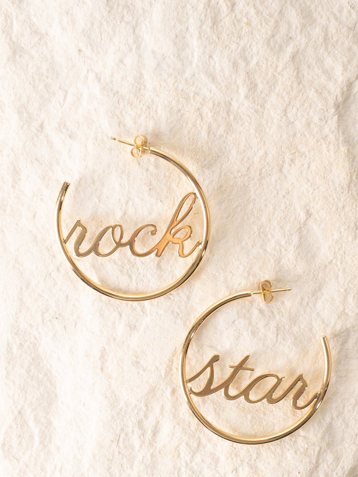 Rock Star Hoop Earrings - Heyday