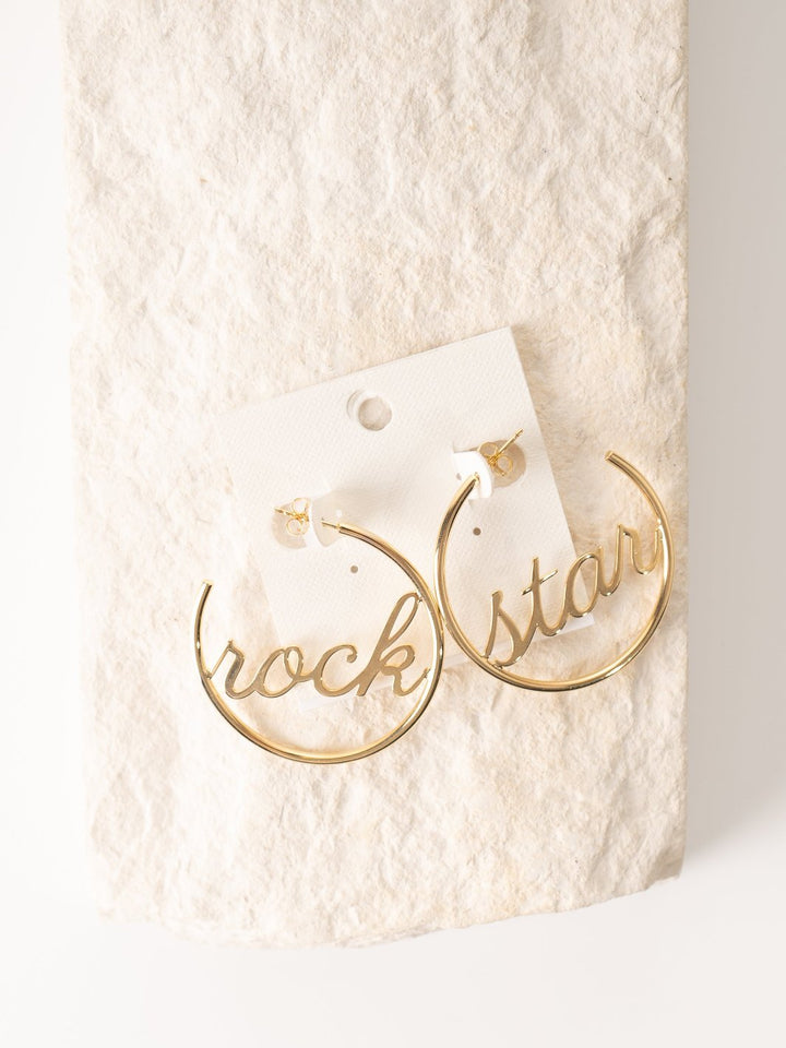 Rock Star Hoop Earrings - Heyday