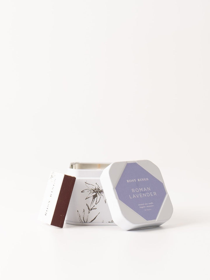 Roman Lavender Travel Tin Candle - Heyday