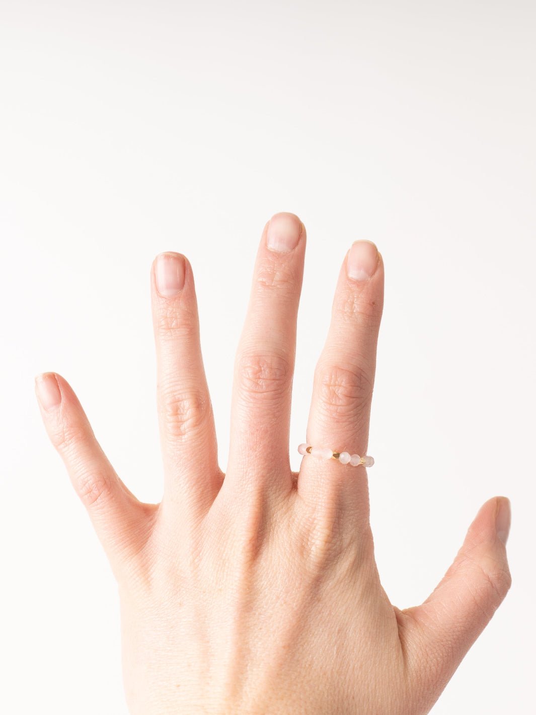 Rose Quartz Stretch Ring - Heyday