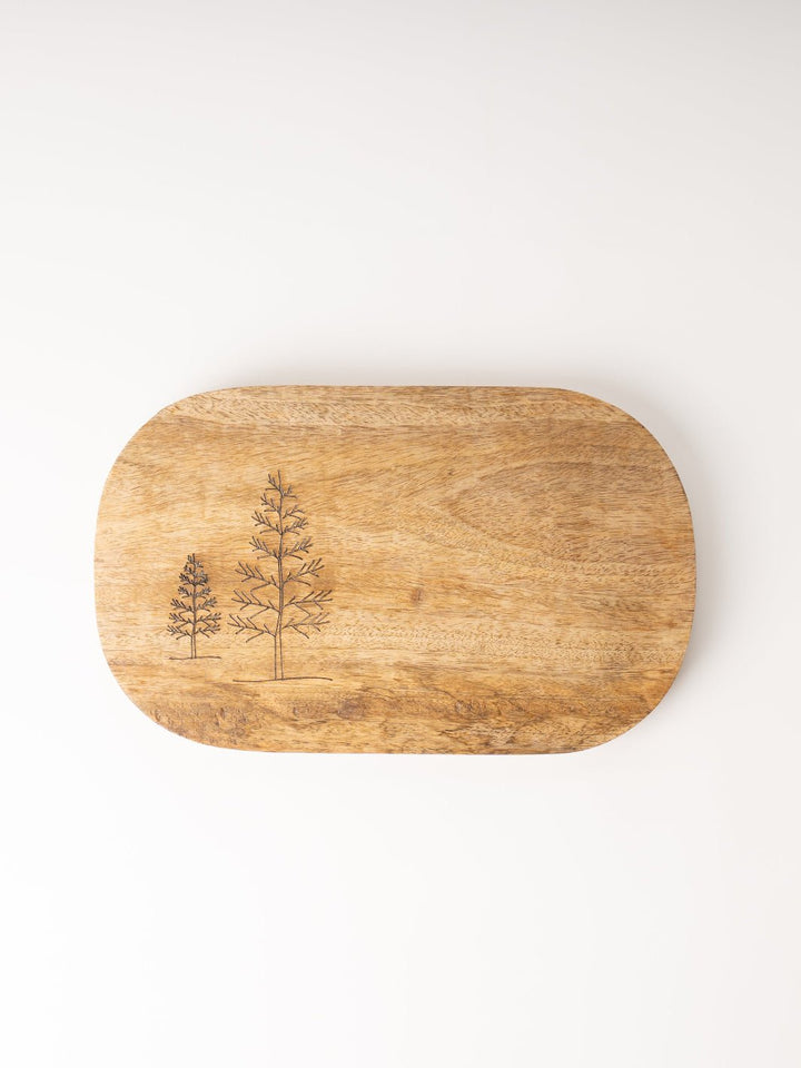 Rounded Pine Trees Serving Board - Heyday