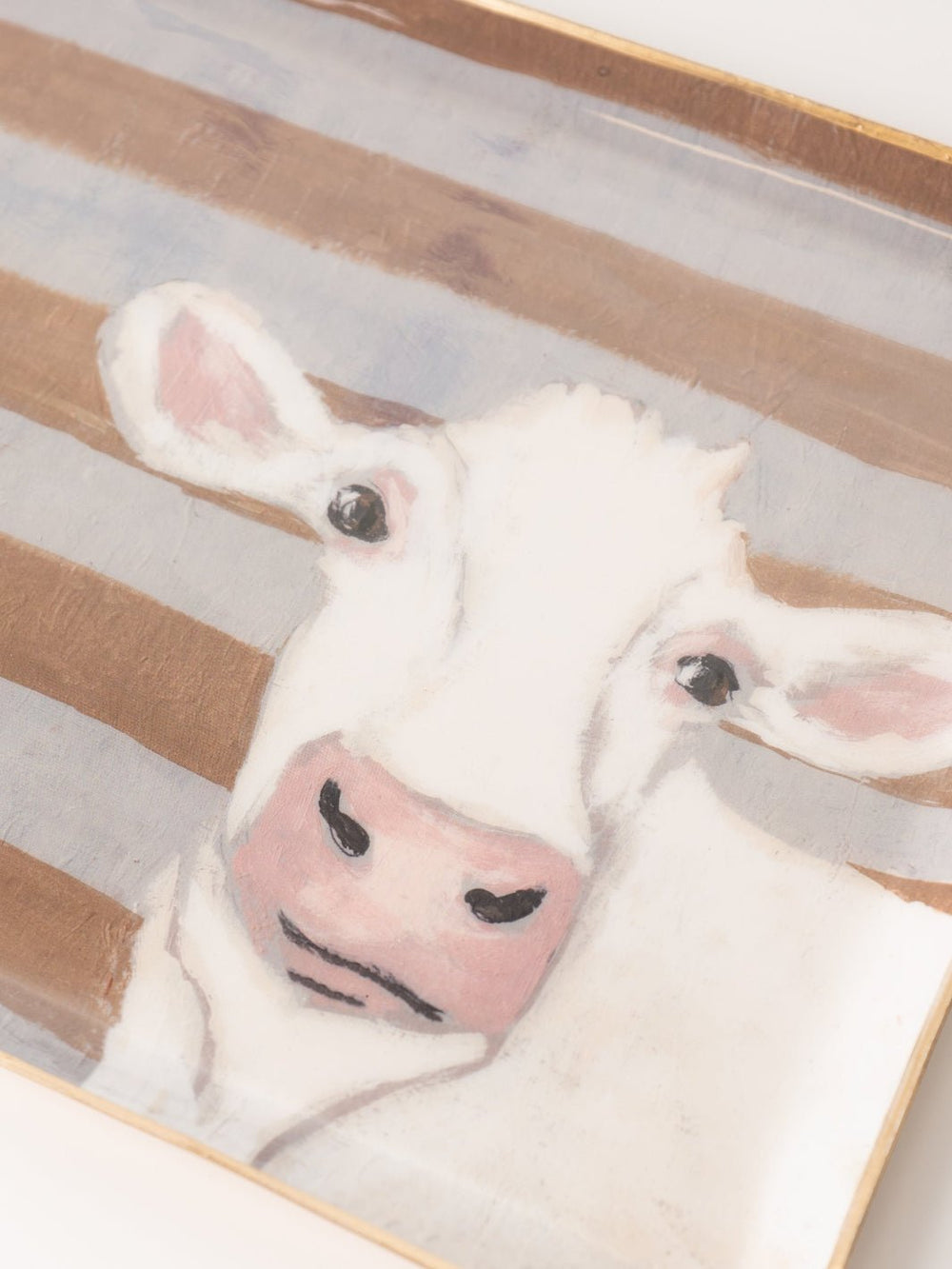 Rustic Cow Enamel Tray - Heyday
