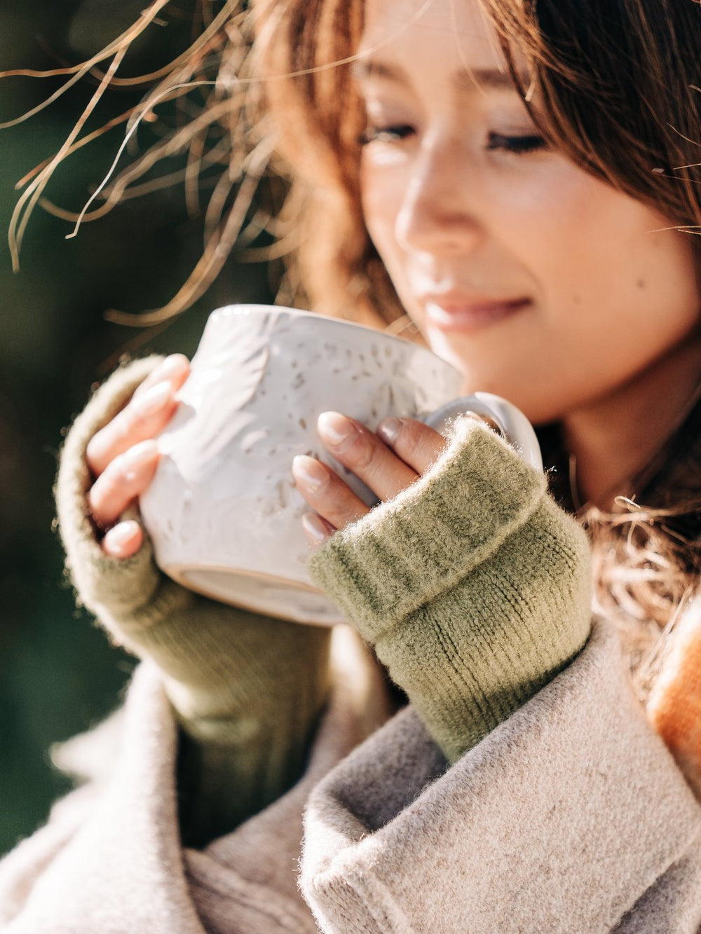 Sage Fingerless Gloves - Heyday