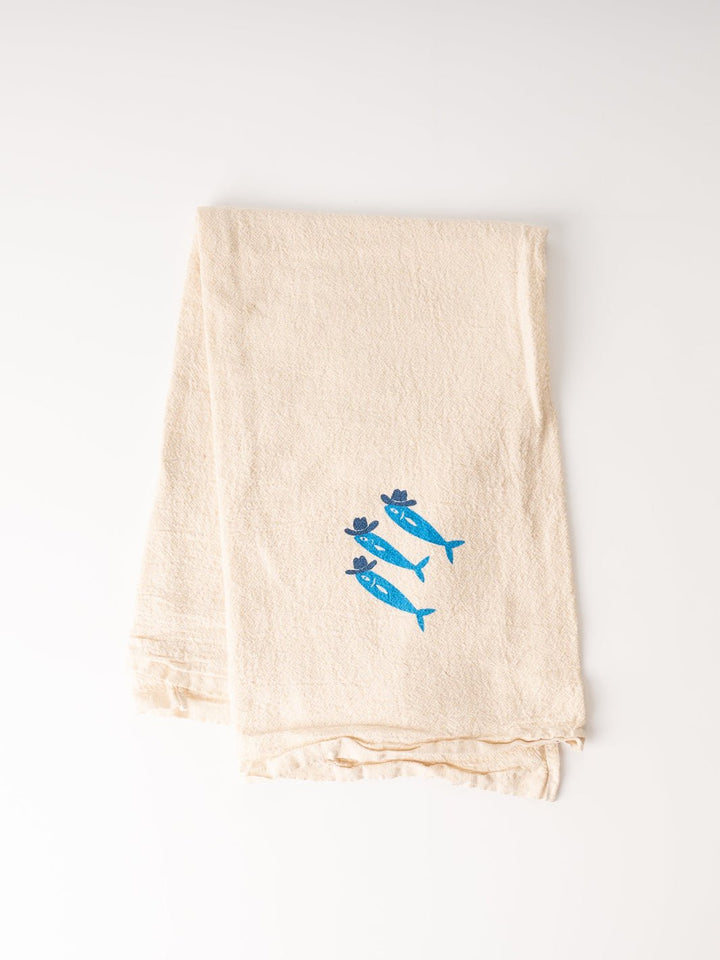 Sardine Cowboy Dishtowel - Heyday