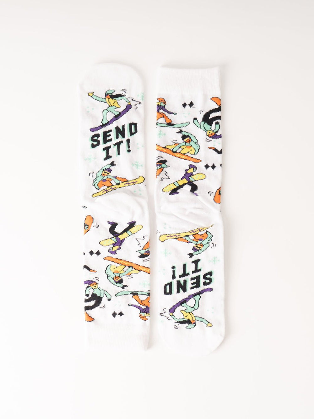 Send It! Snowboard Socks - Heyday