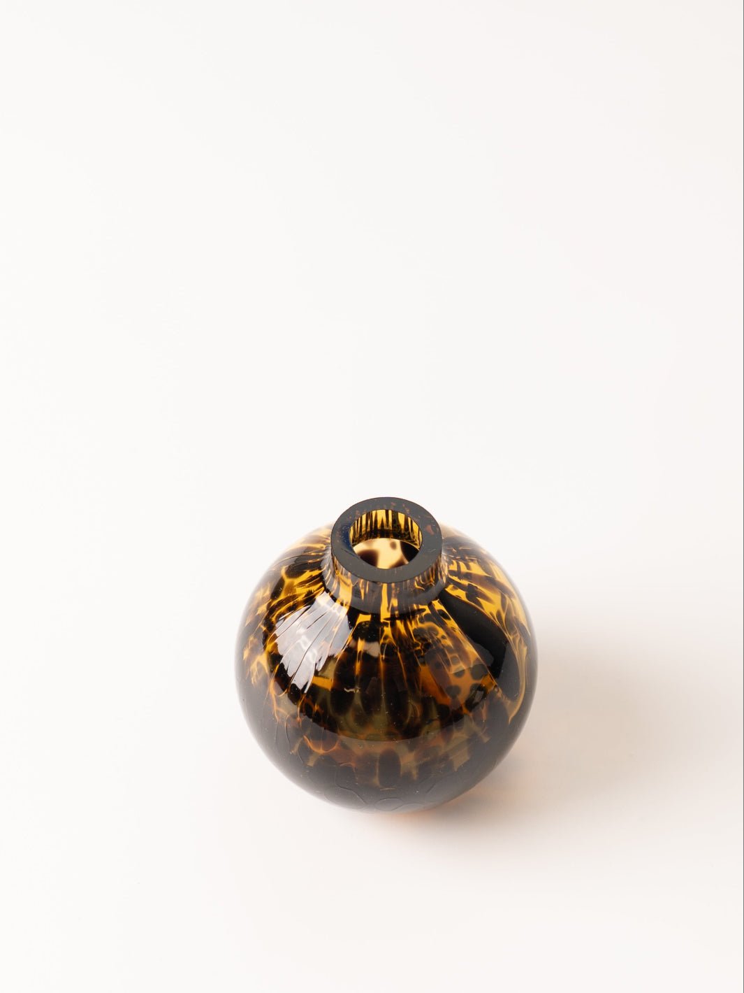 Short Tortoise Glass Vase - Heyday