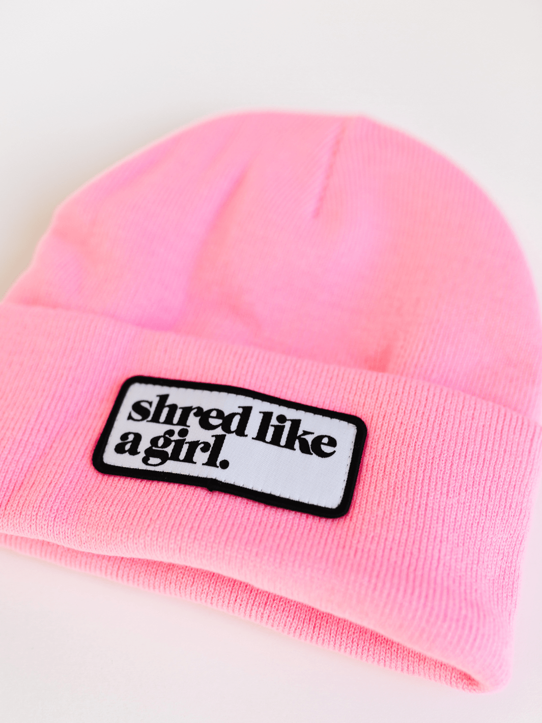 Shred Like a Girl Barbie Merrowed Raised Patch Beanie - Heyday