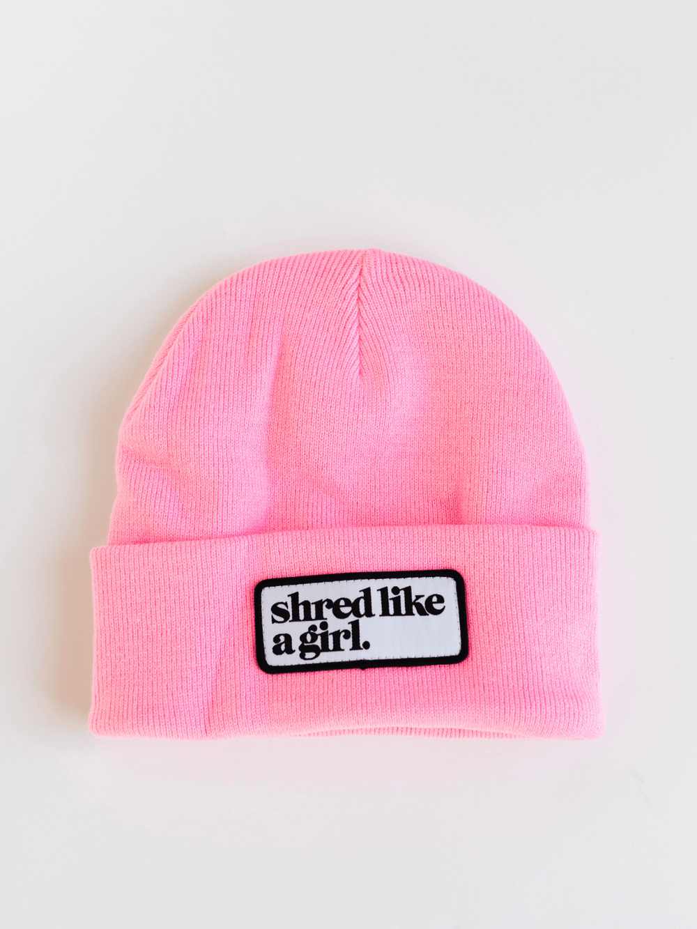 Shred Like a Girl Barbie Merrowed Raised Patch Beanie - Heyday