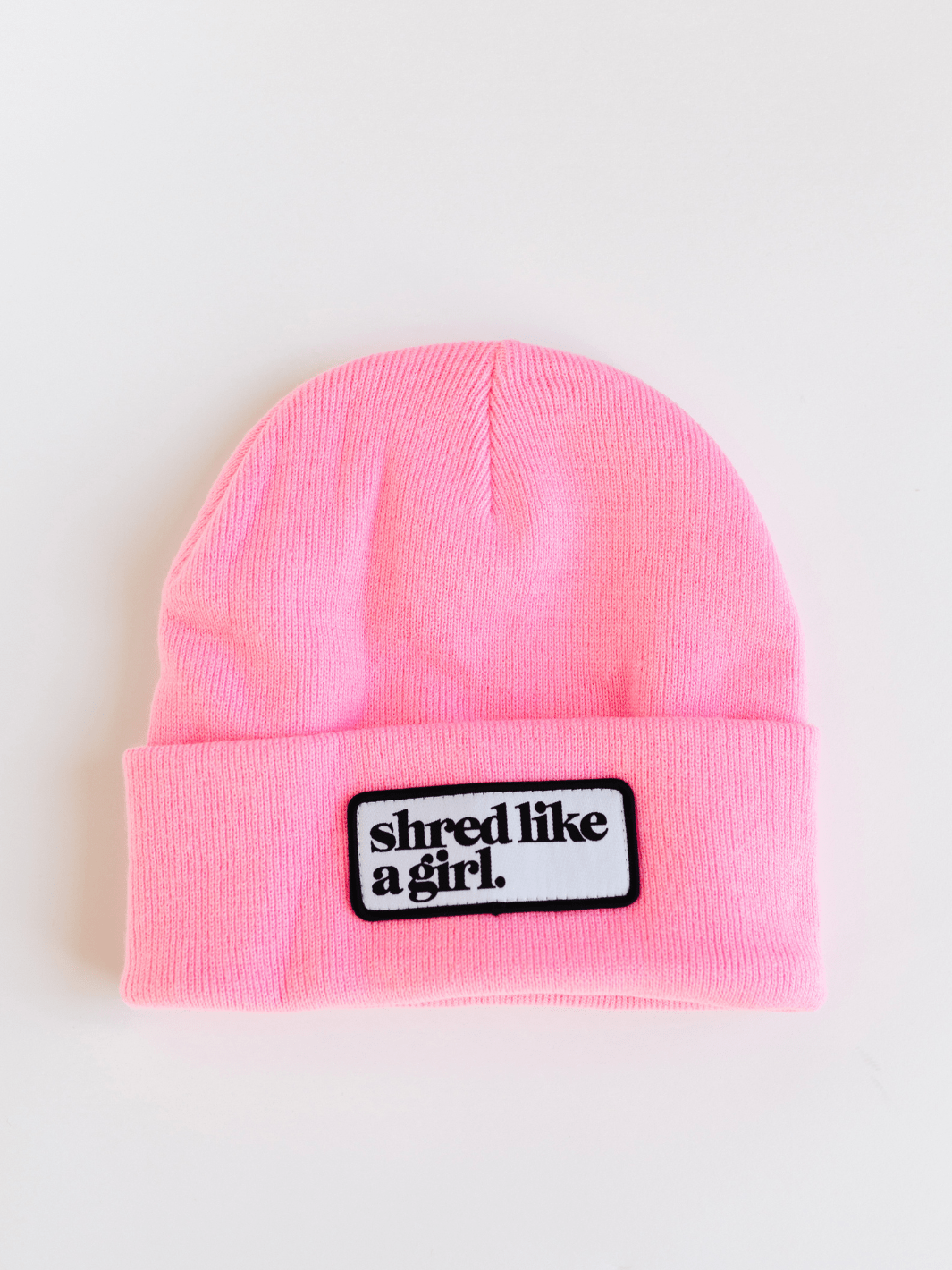 Shred Like a Girl Barbie Merrowed Raised Patch Beanie - Heyday