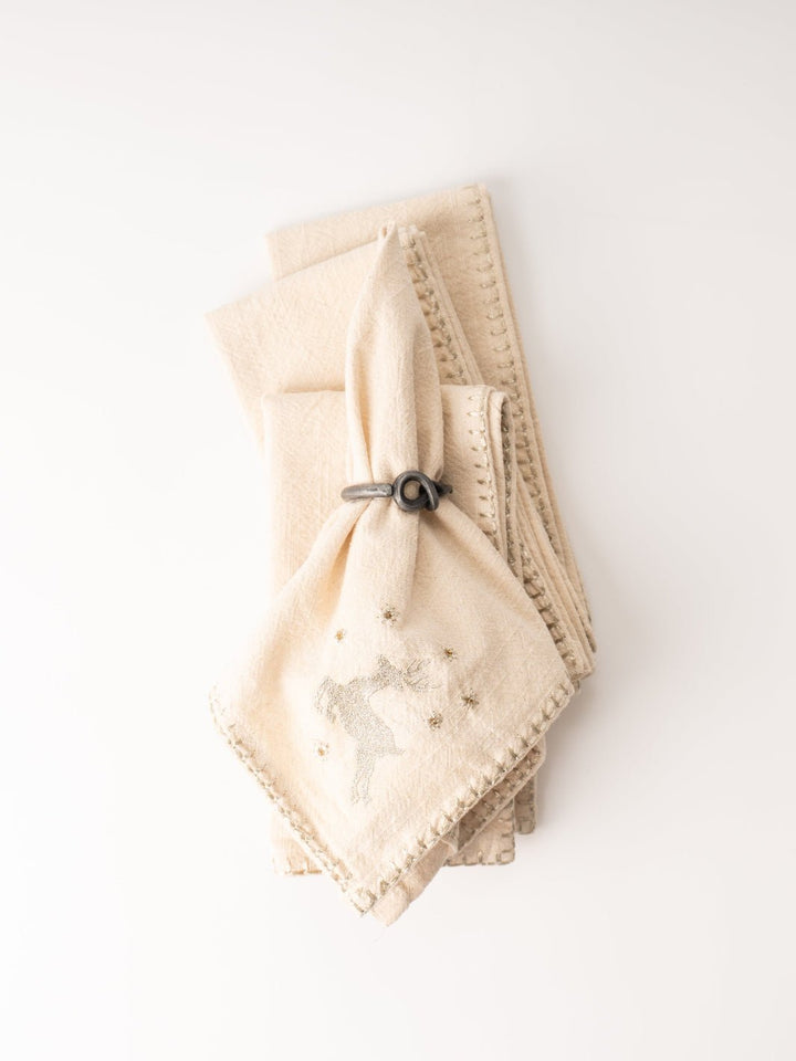 Silver Deer Napkin Set - Heyday