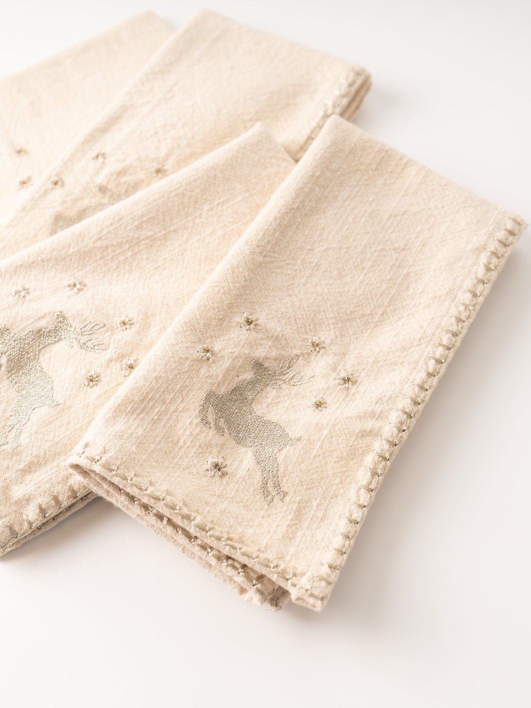 Silver Deer Napkin Set - Heyday