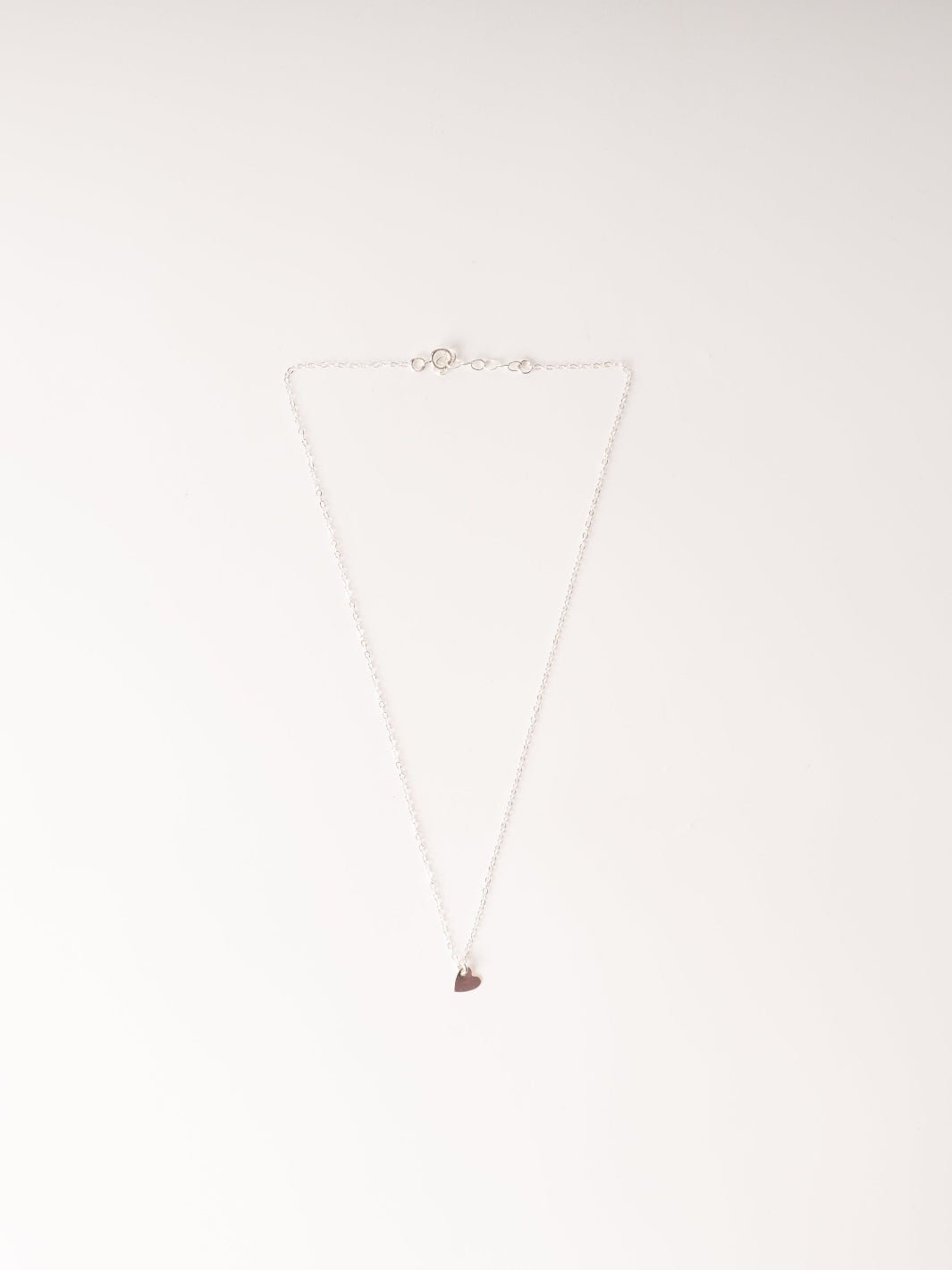 Silver Tiny Heart Necklace - Heyday